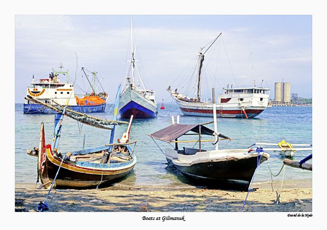 Boats at Gilimanuk